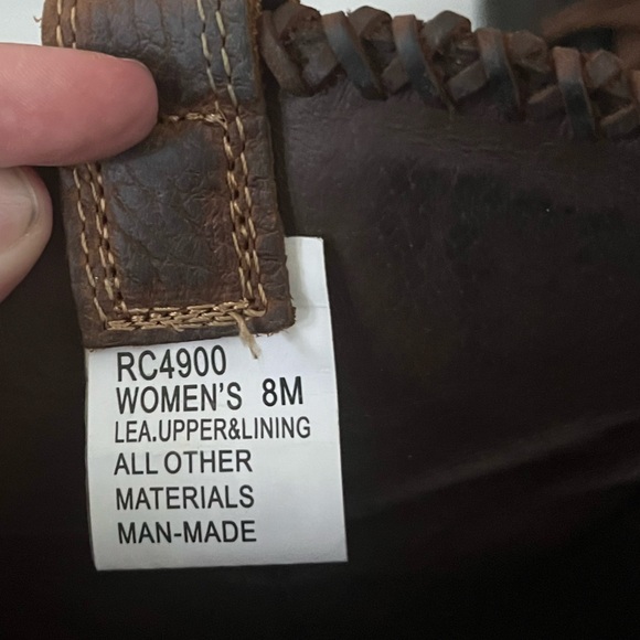 Fringed Brown Heeled Boots - Picture 9 of 10